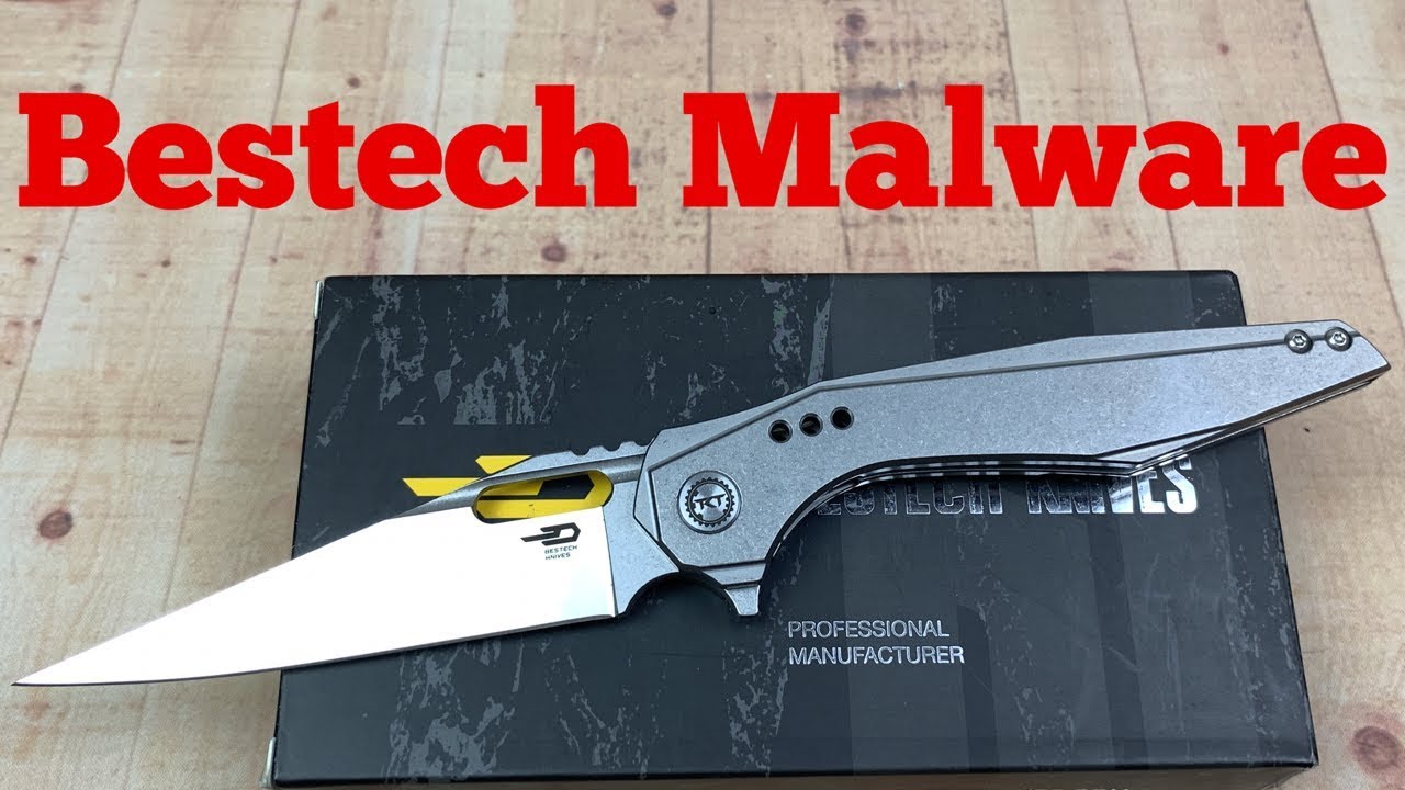 Bestech BT1902A  Malware frame lock knife  Todd Knife & Tool adds some Bad Boy to the Bestech mix !!