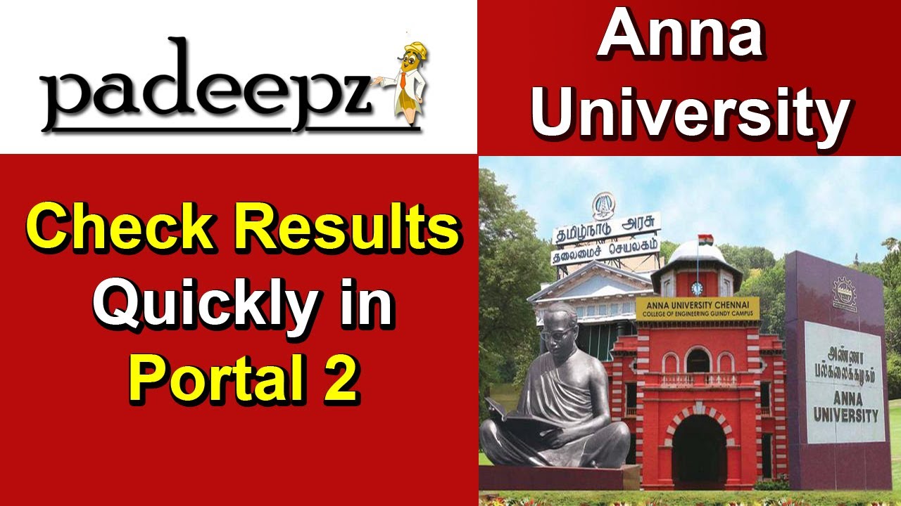 Anna University Latest News | Results Check Quickly in Second Portal | Padeepz