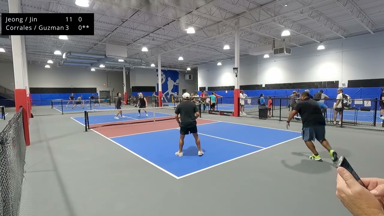 Men's Doubles Combined 3.0-3.5  Final Match Aug Pickleball Tournament