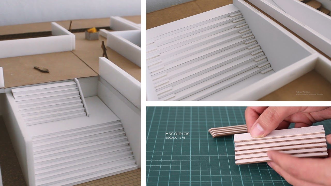 Rampas, Graderías y Escaleras | MAQUETA ARQUITECTURA