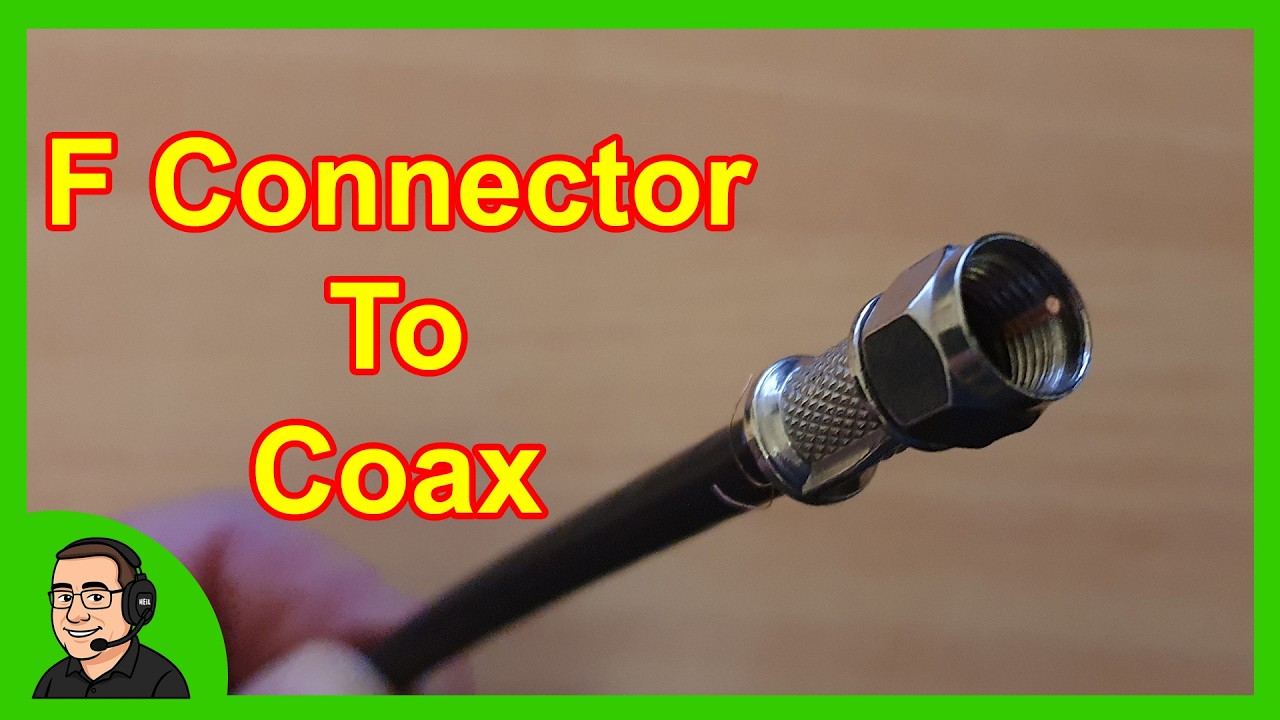 How to fit a F Connector to Coaxial Cable for Satellite, Sky TV and Aerial Connections