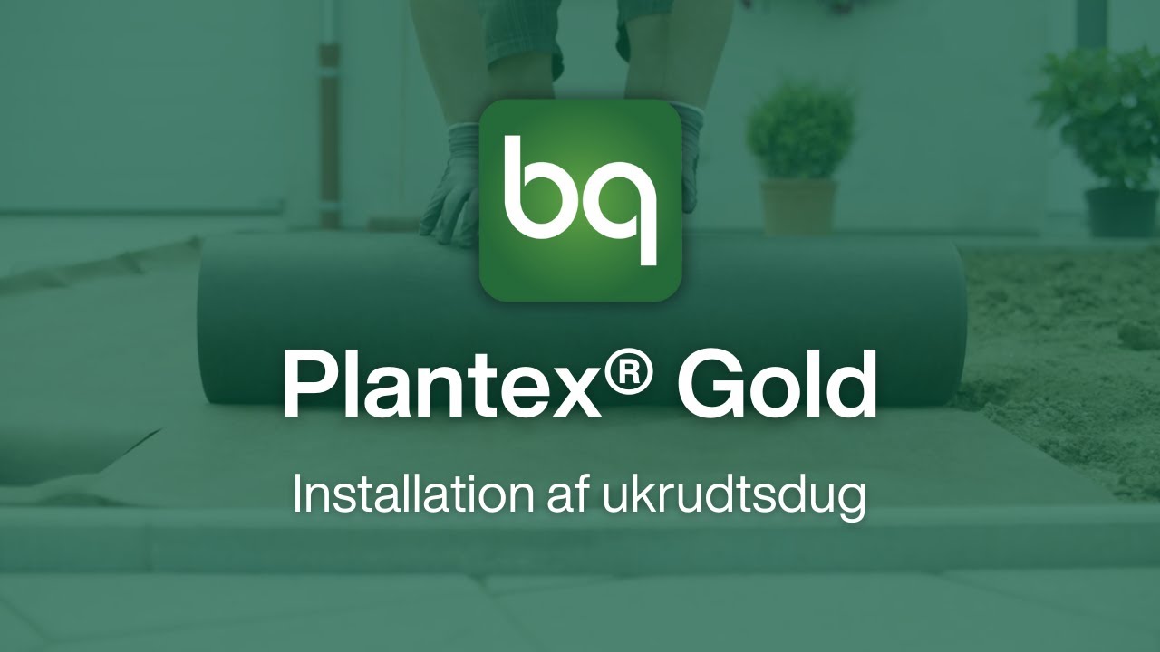 Plantex® Gold: Sådan etablerer du et bed med ukrudtsdug
