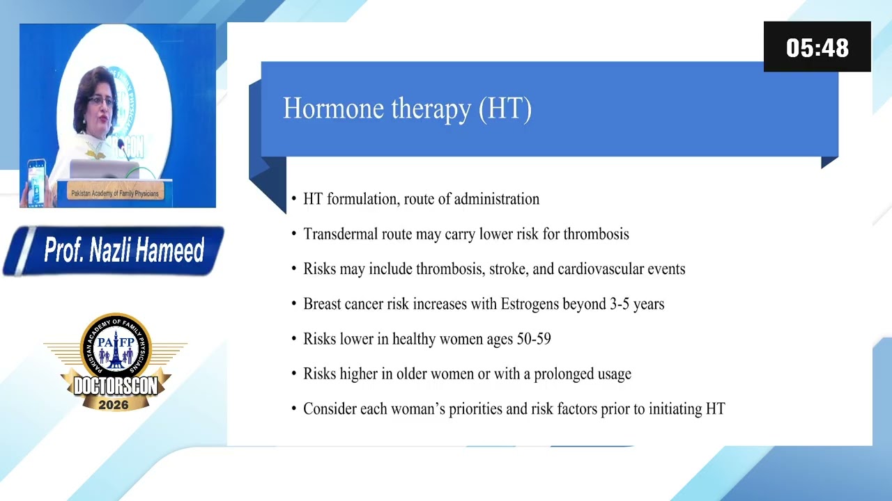 Genito-Urinary Symptoms in Menopause by Prof. Nazli Hameed