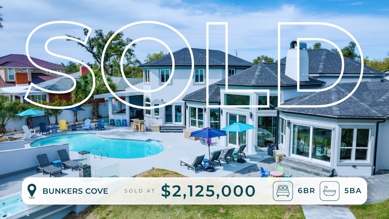 SOLD - 6BR/7BA Waterfront Estate in the Cove in Panama City, FL
