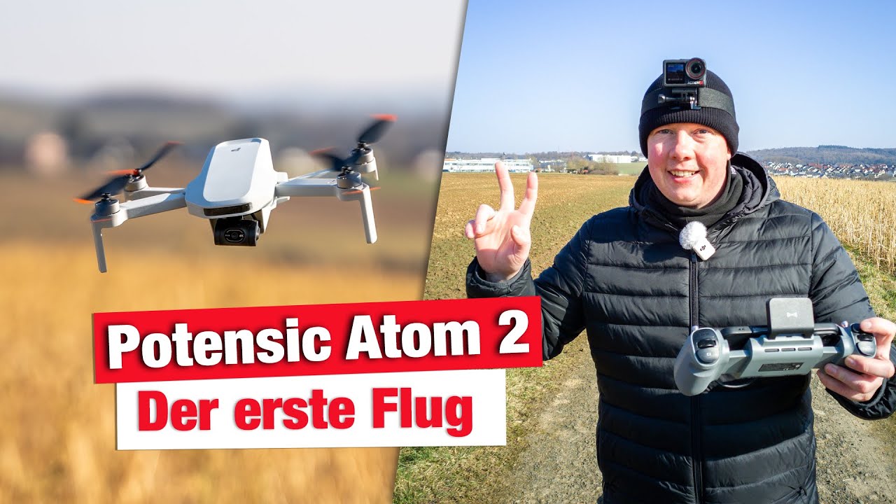 Potensic Atom 2 - Erster Flug - Vieles gut - mit Optimierungsbedarf im Footage!