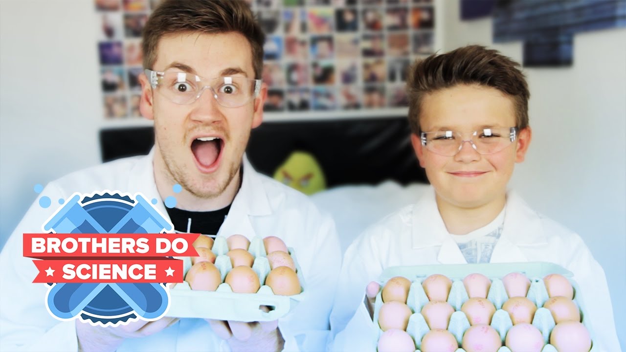 WALKING ON EGGS | Brothers Do Science