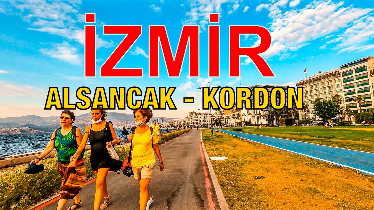 IZMIR Walking Tour 4K - Alsancak, Kordon, Konak - Turkey Travel Tour