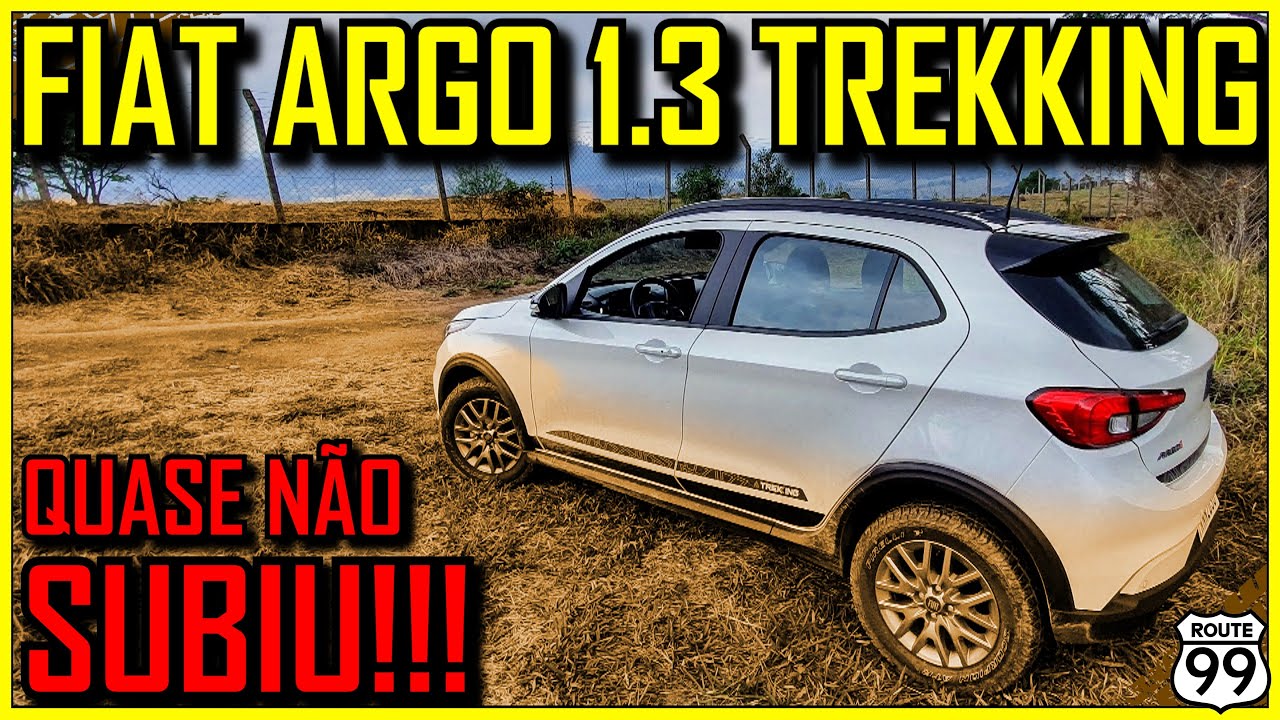 QUASE NÃO DEU PARA O FIAT ARGO TREKKING NO TESTE DE RAMPA DE TERRA!!! | CANAL ROUTE 99