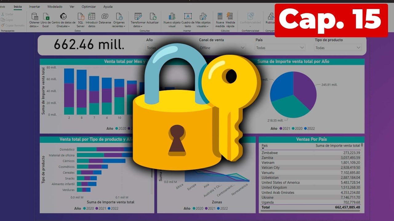 Bloquear Objetos en Power BI (Inmovilizar)  | Curso de Power Bi