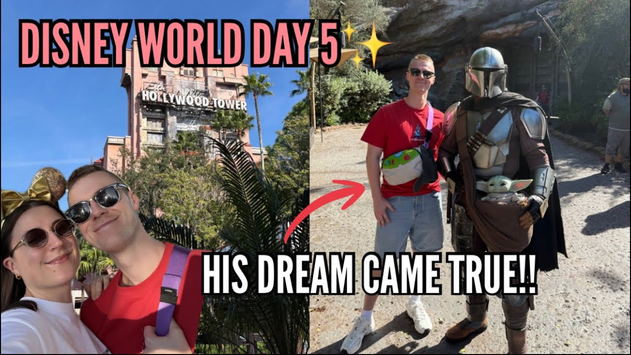 MEETING HIS HERO AT HOLLYWOOD STUDIOS! Dreams coming true at Walt Disney World! ✨🎬 