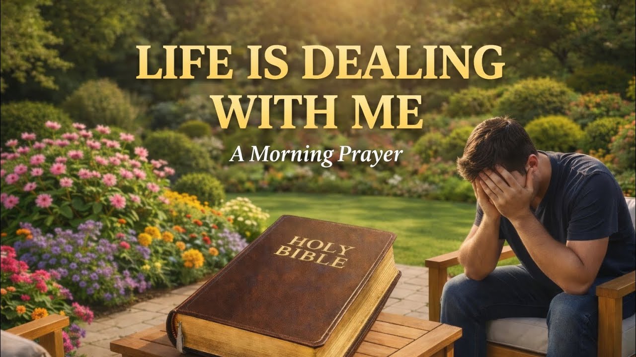 Life is dealing with me | but God is dealing with it - -Morning Prayer 