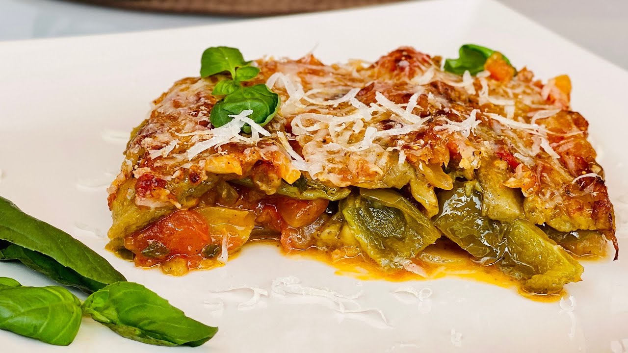 Berenjenas Al Estilo Turco con Queso Parmesano - Una Cena Deliciosa