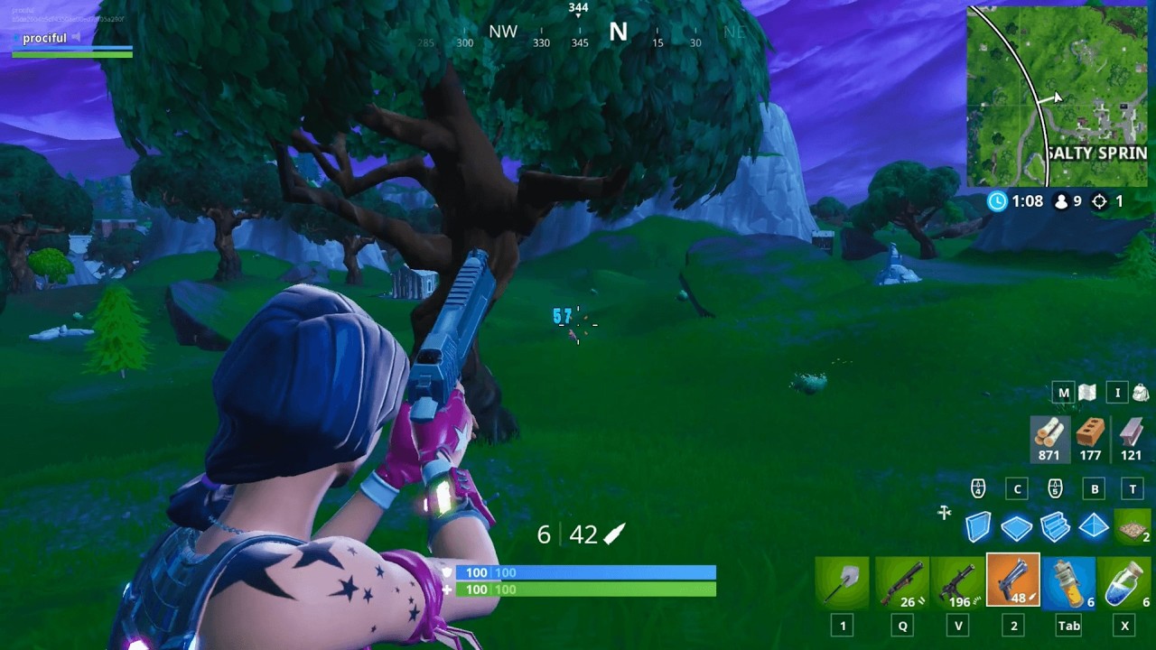 destroying sweats in Fortnite Chapter 1 Season 8 (Project Era)