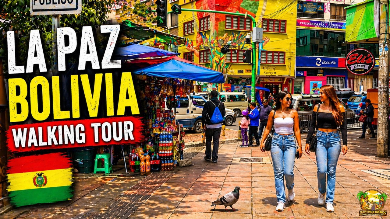 La Paz Bolivia Walking Tour | Miraflores Stadium And City Life