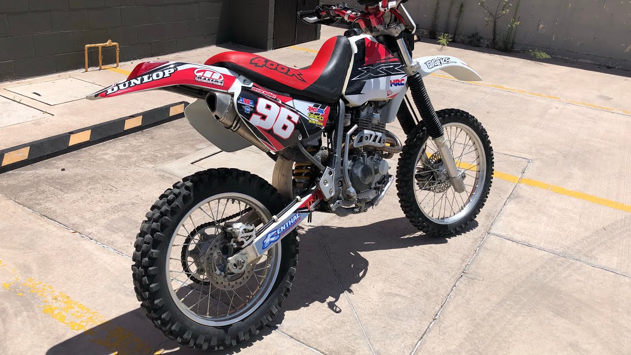 COMO ENCENDER UNA HONDA XR400!!!! |BABUN96