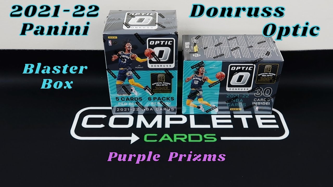 2021-22 Panini Donruss Optic Basketball Blaster box opening