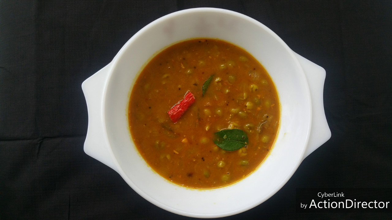 One pot Sundaikkai Thengaippal Sambar (Turkey berry coconut milk sambar)