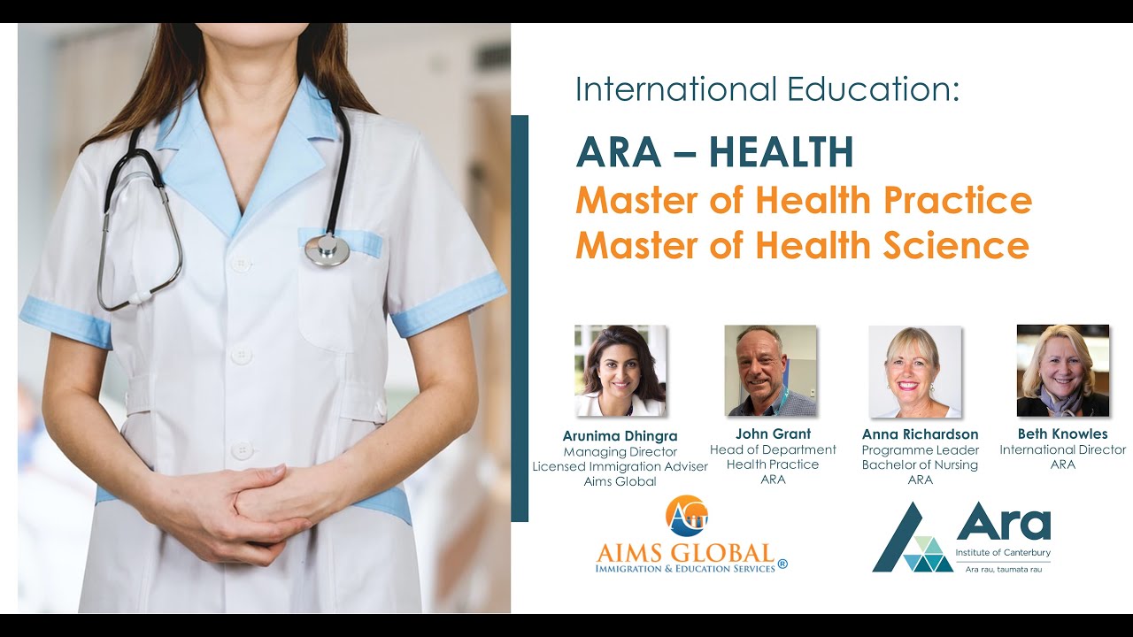 Ara Health - Master of Health Practice & Master of Health Science