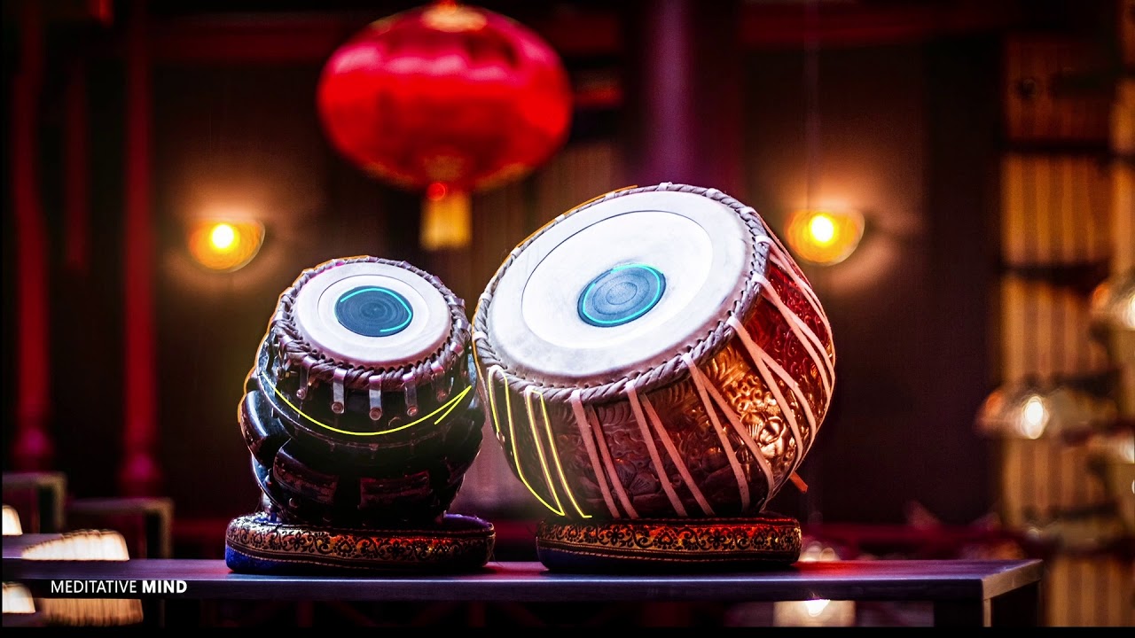 TABLA & HANG DRUM YOGA MUSIC 》Музыка позитивной энергии с нежными звуками дождя