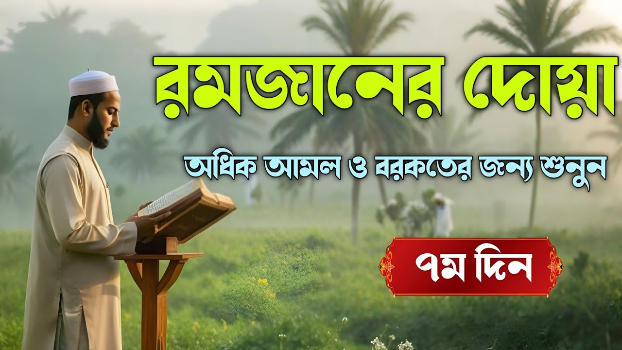 রমজান ২০২৬ ষষ্ঠ দিনের আমল ও দোয়া | Dua For Sixth Day of Ramadan By Alaa Aqel