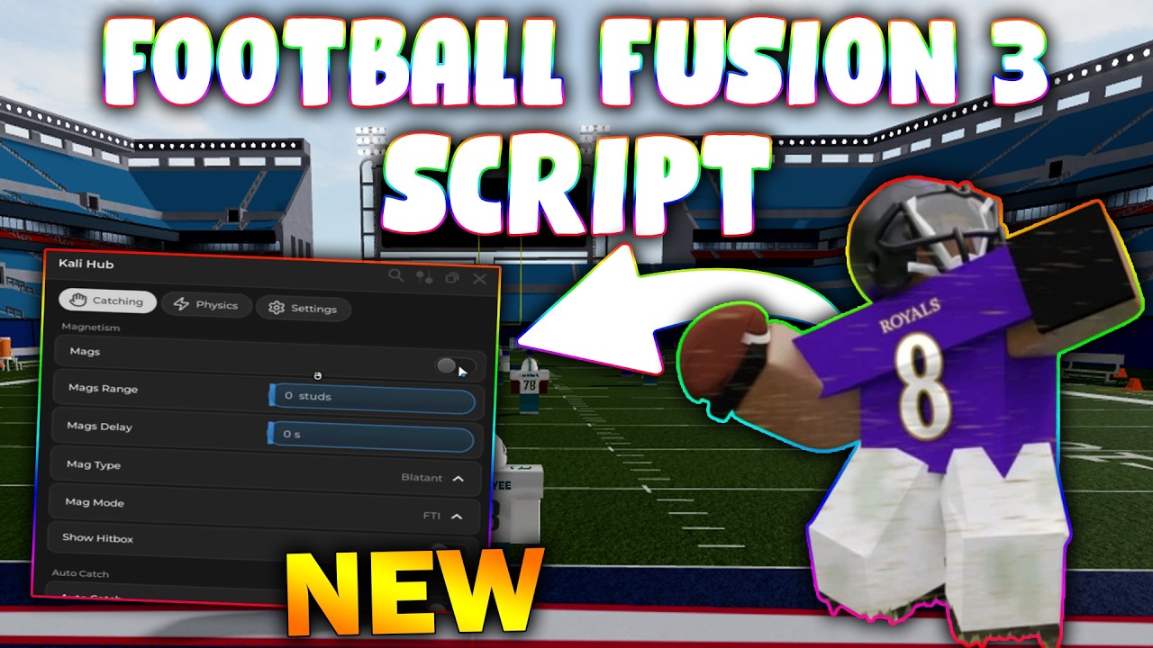 *NEW* Football Fusion 3 Script (PASTEBIN 2026) (BALL MAG , AUTO CATCH , BALL PATH  )