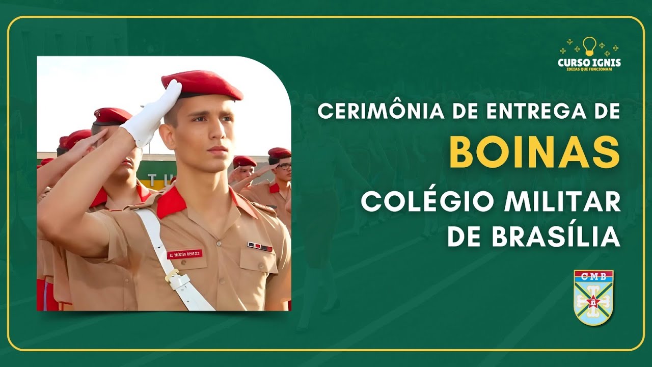 Cerimônia de entrega de boina 2025 - Colégio Militar de Brasília
