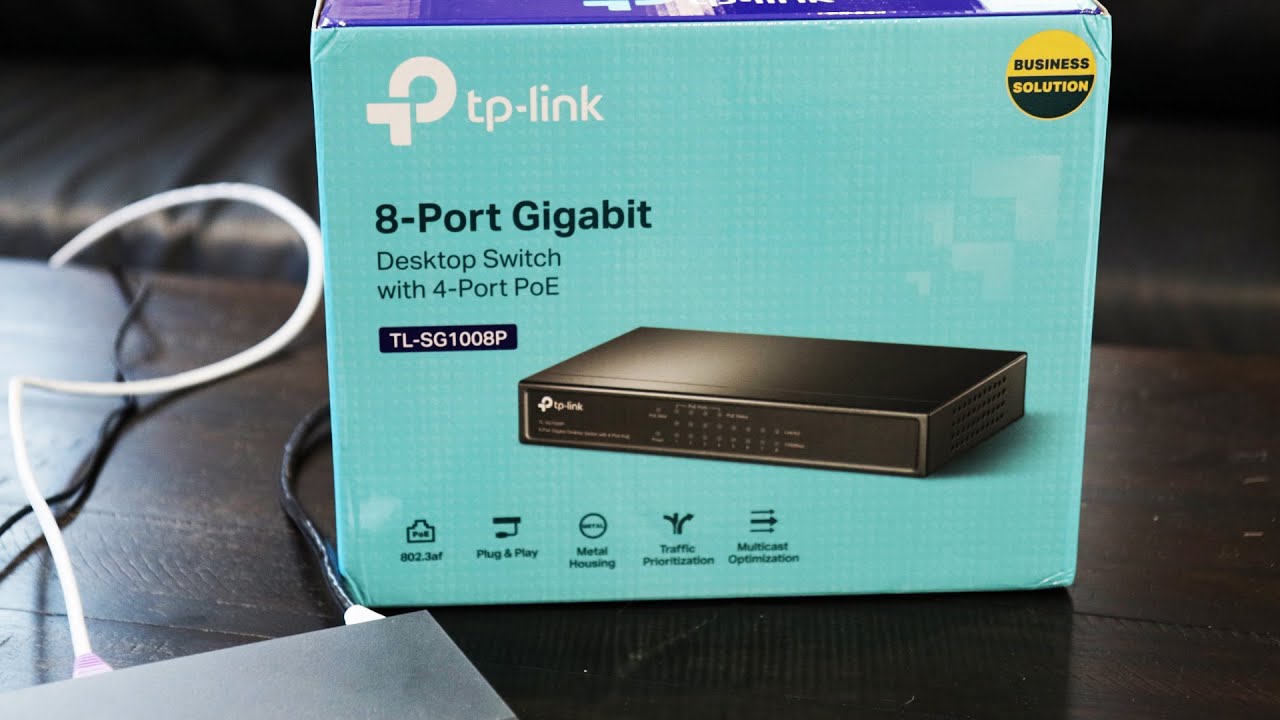 Краткий обзор коммутатора TP Link 8 Port POE