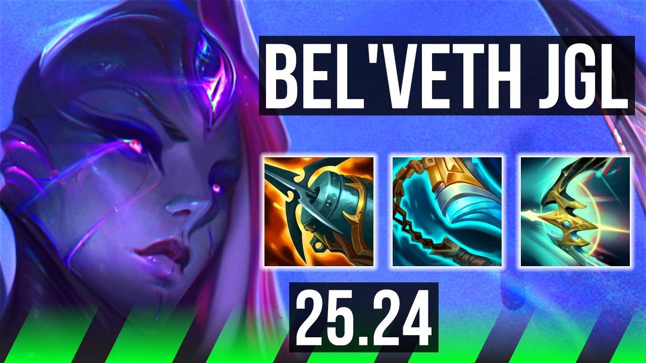 BEL'VETH vs EVELYNN (JGL) | Good KDA: 21/1/4 | EUW Master | 25.24