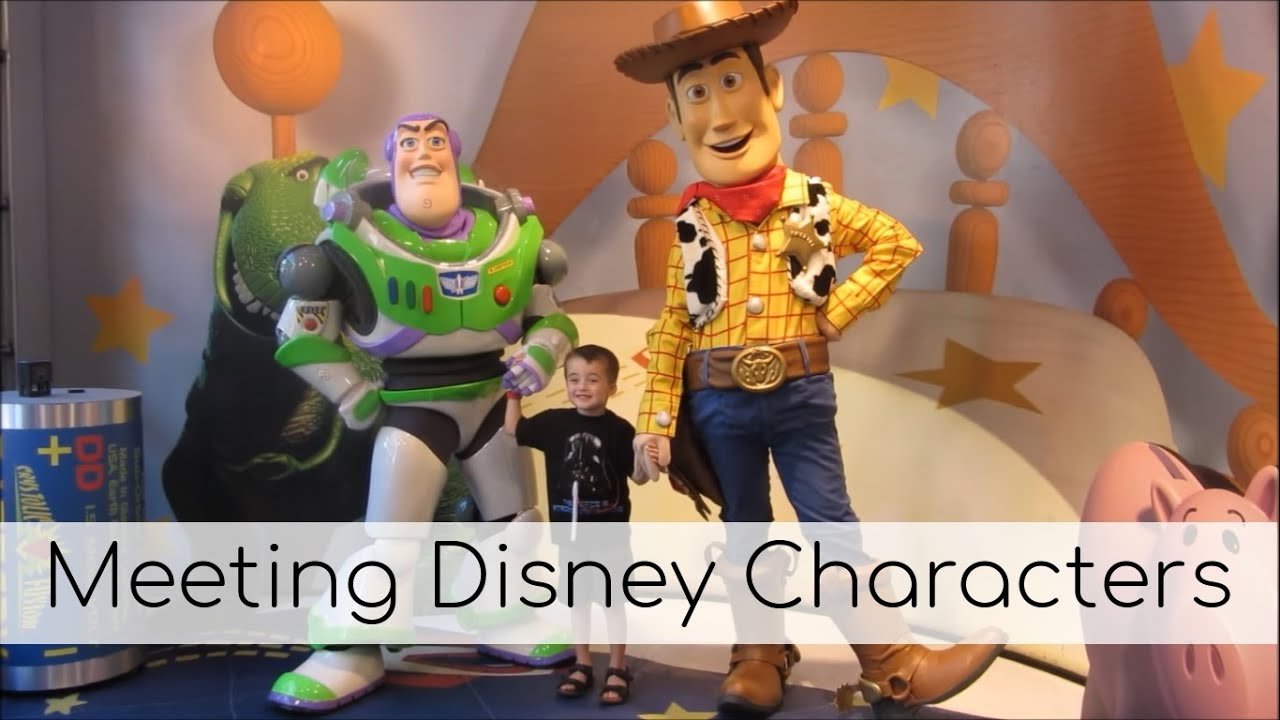 Meeting Characters at Disney World