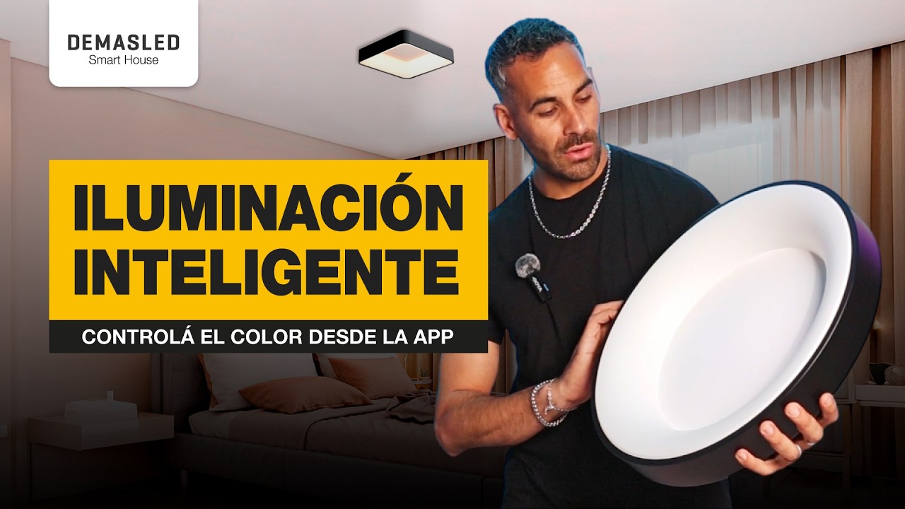 Plafones Smart para tu casa: control, escenas y automatización 📲💡