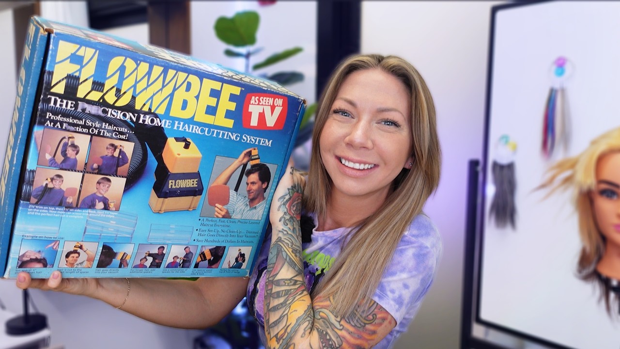 testing a 1993 FLOWBEE home haircutting system