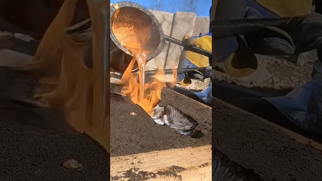 Making a copper statue #artist #sculpture