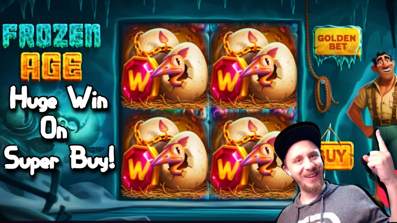 HUGE WIN!! SUPER BONUS BUY!! Max Spins!! Frozen Age Slot machine By Peter & Sons!!
