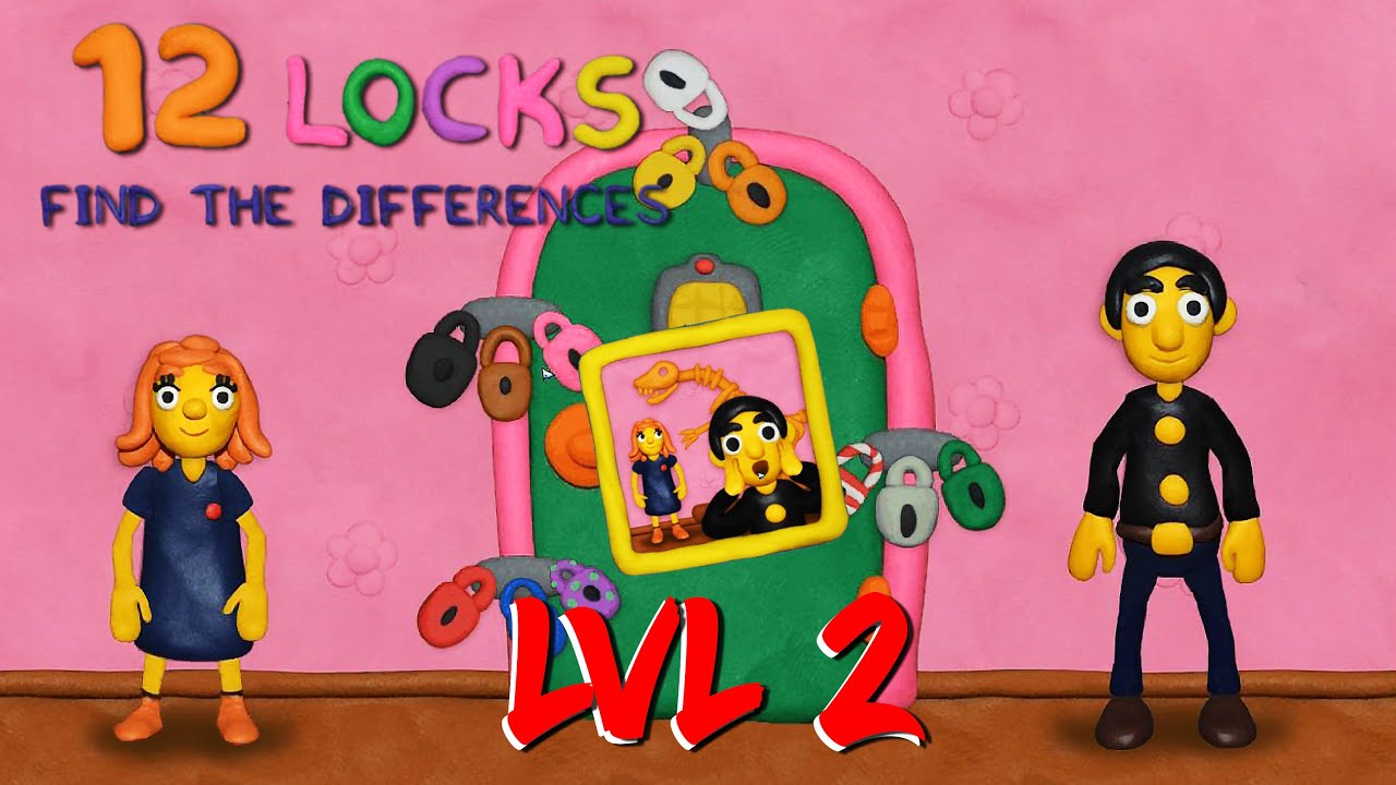 12 Lock Find The Difference - Level 2