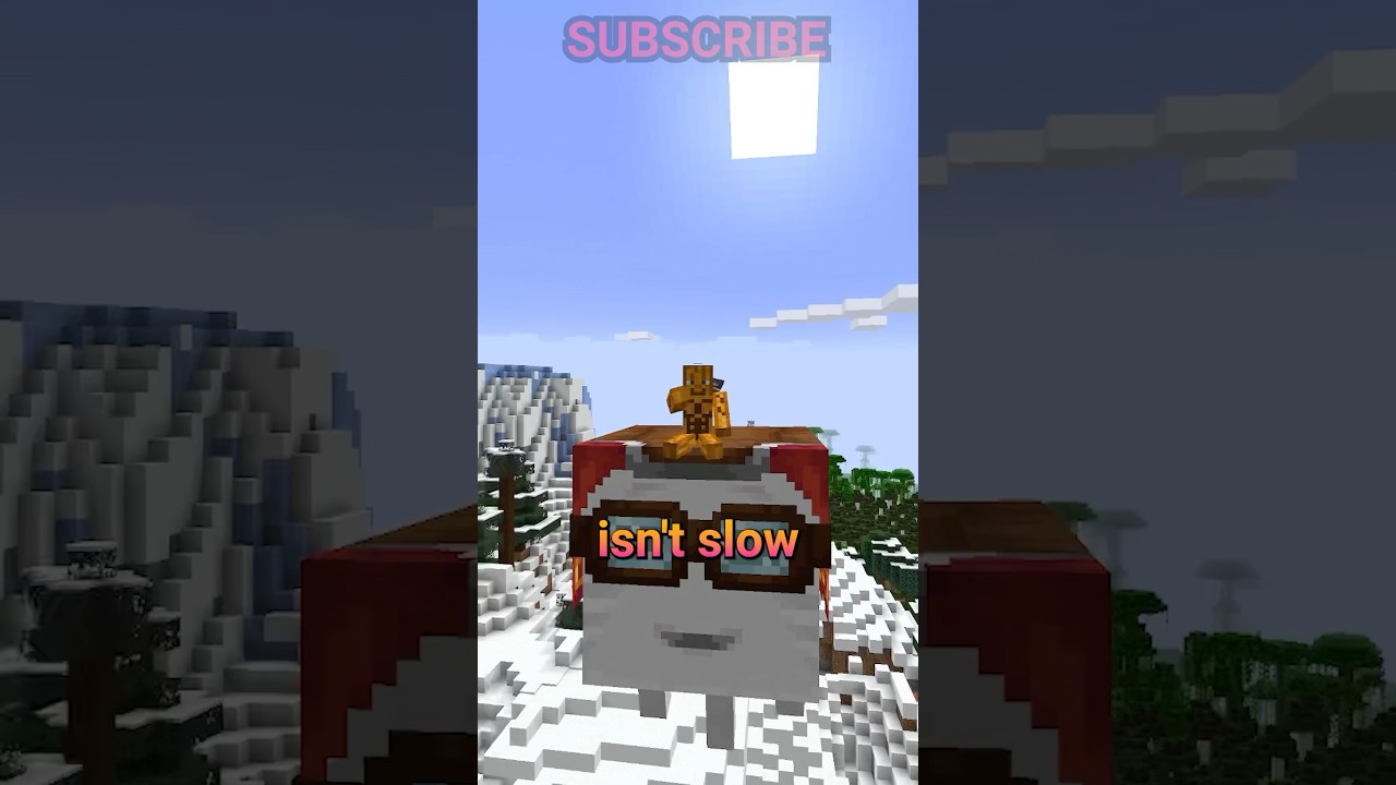the happy ghast ISNT SLOW&hellip; on bedrock edition