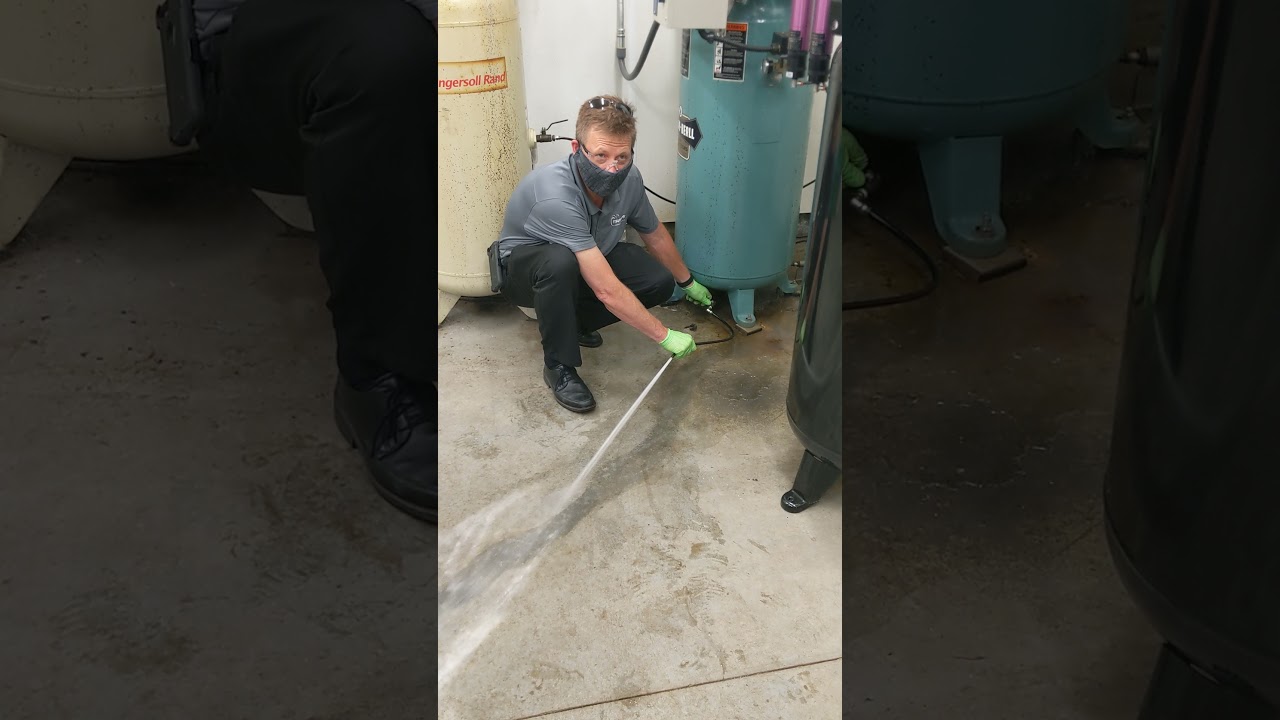 This is what happens when you don't drain your air compressor