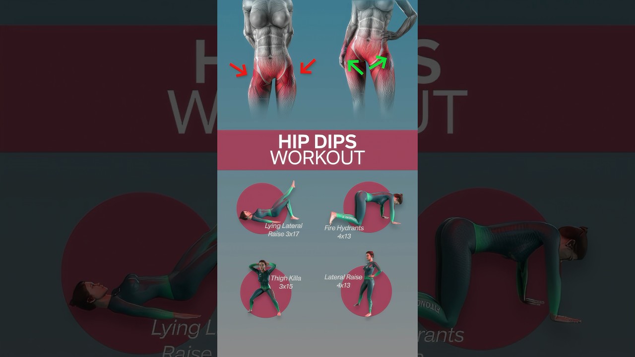 Hip dips workout 🔥