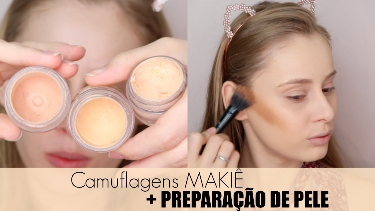 CORRETIVO CAMUFLAGEM MAKIÊ: CORES E PREPARAÇÃO DE PELE | Amanda Pastore