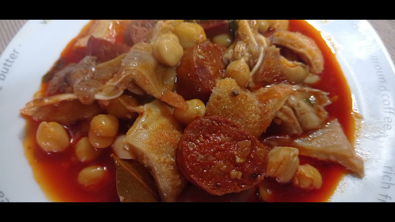 Callos de ternera con garbanzos a la zamorana