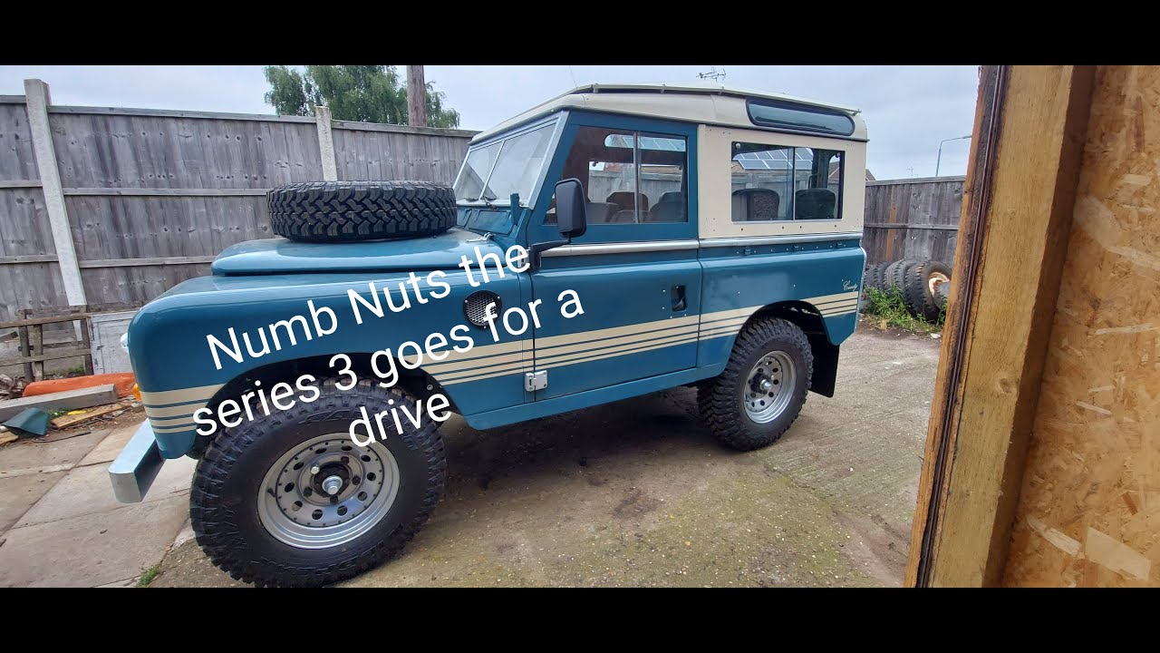 Numb Nuts the Land Rover series 3 goes for its first drive after a full restoration