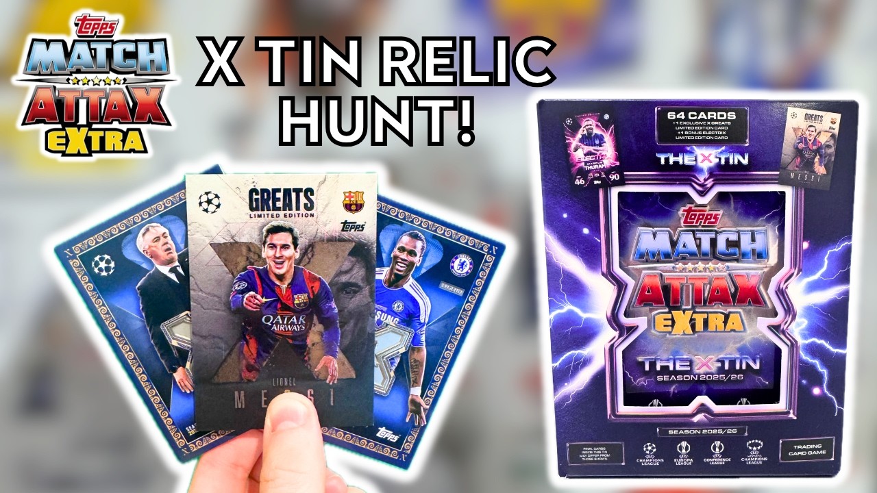 3 коллекционных карточки Decades Relic из 3 жестяных коробок! | Topps Match Attack Extra 2026 | Т...
