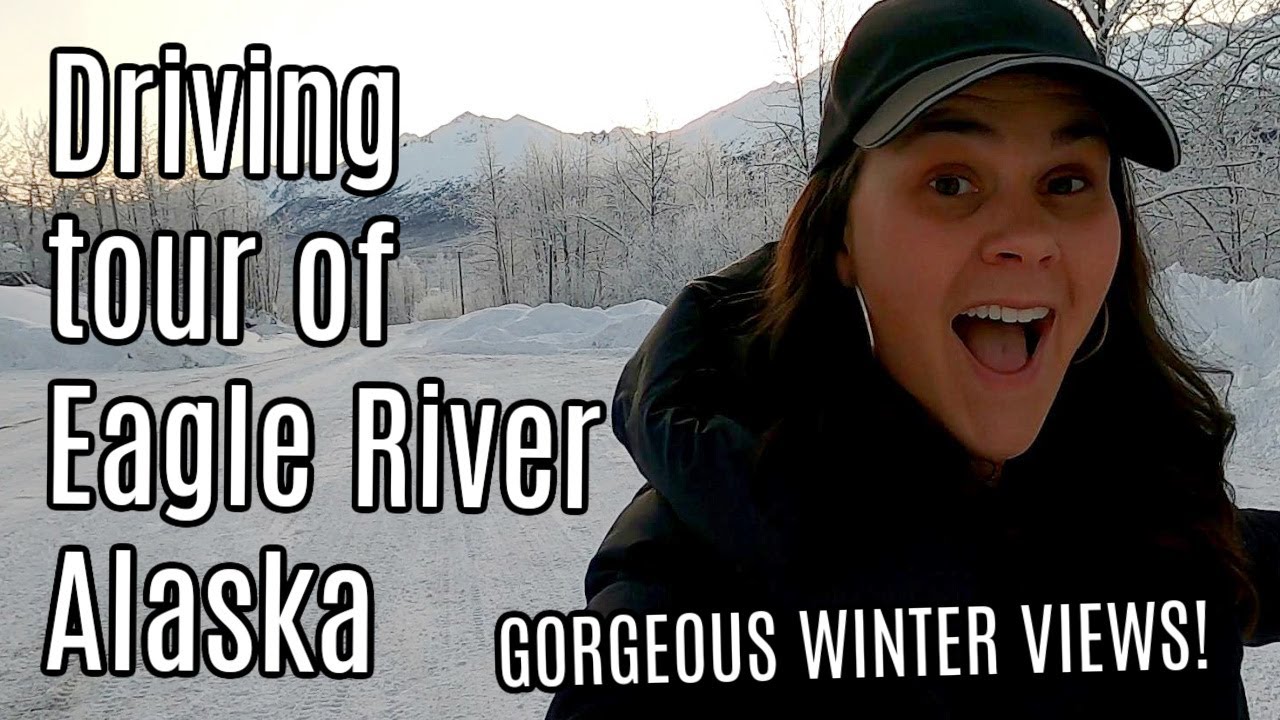 Driving Tour of Eagle River Alaska in Winter! Shopping & Food Options + FAMILY Fun!!