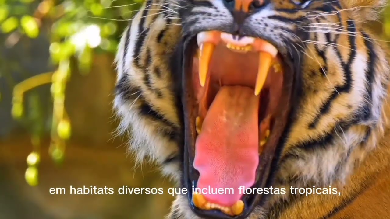 TIGRE O MAIOR FELINO DO MUNDO 
