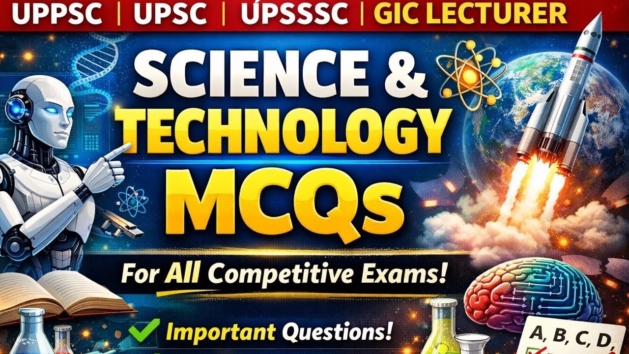 science and technology mcq for uppsc | science and technology MCQ | science questions and answers |