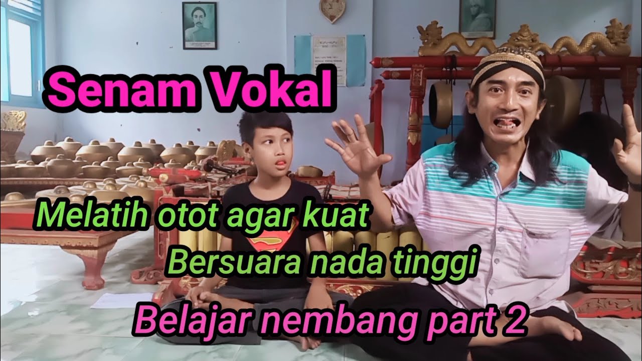 Senam Vokal agar kuat bersuara nada tinggi.nembang jawa part 2