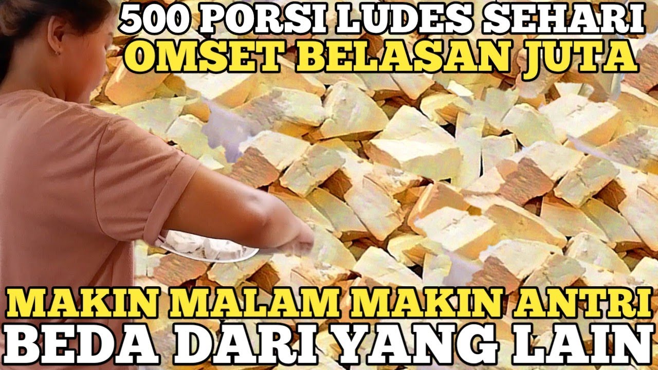 IDE JUALAN BULAN PUASA ! 500 PORSI LUDES SEHARI OMSET BELASAN JUTA ! USAHA BEDA MALAM MAKIN ANTRI