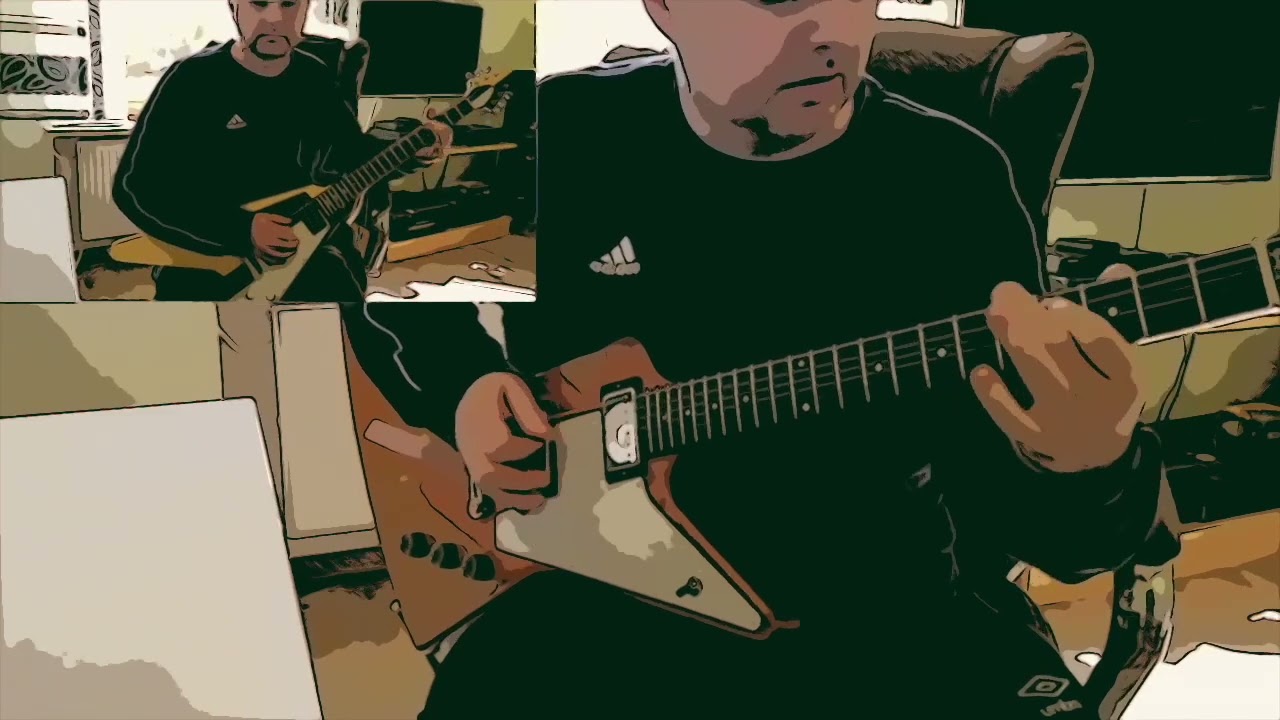 Gibson Explorer & Dean V 79 & Edwards Flying V - Jam (Michael Schenker Style)