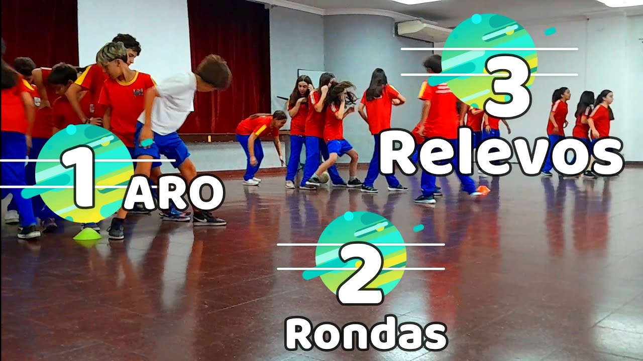 3 - 2 - 1 JUGUEMOS !!! 3 Juegos de relevo | 2 Juegos de ronda | 1 Juego con Aro
