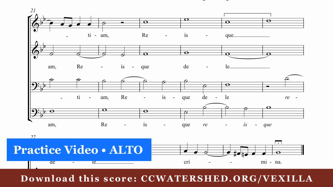 O Crux Ave • Palestrina --- ALTO LINE PRACTICE