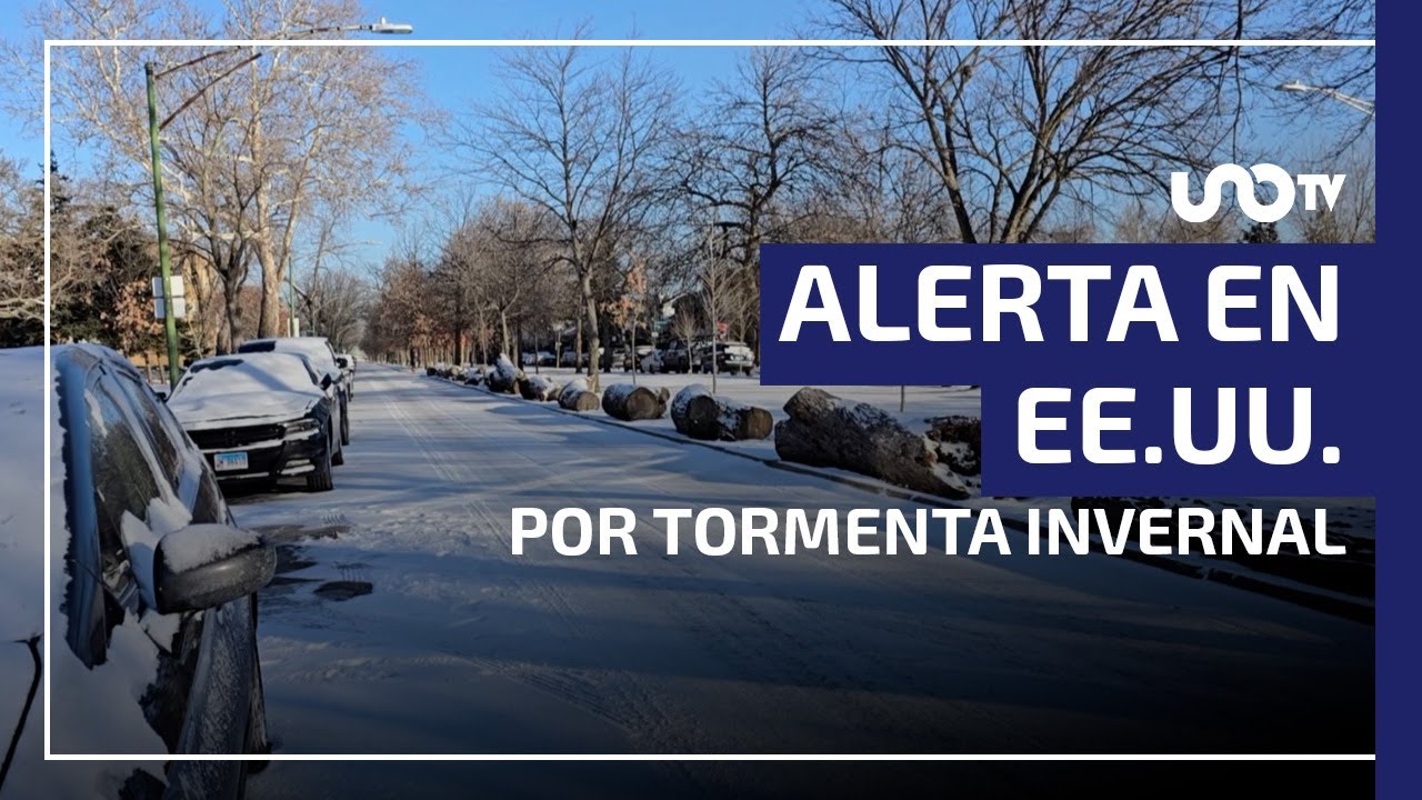 Alerta en EE.UU. por tormenta invernal, se prevén nevadas el fin de semana